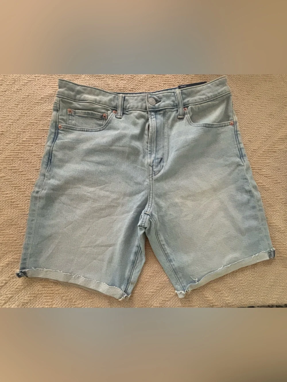 American Eagle Outfitters Light Blue Denim Jean Shorts